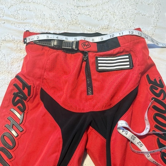 Kids Red Racing Pants - Picture 2 of 6